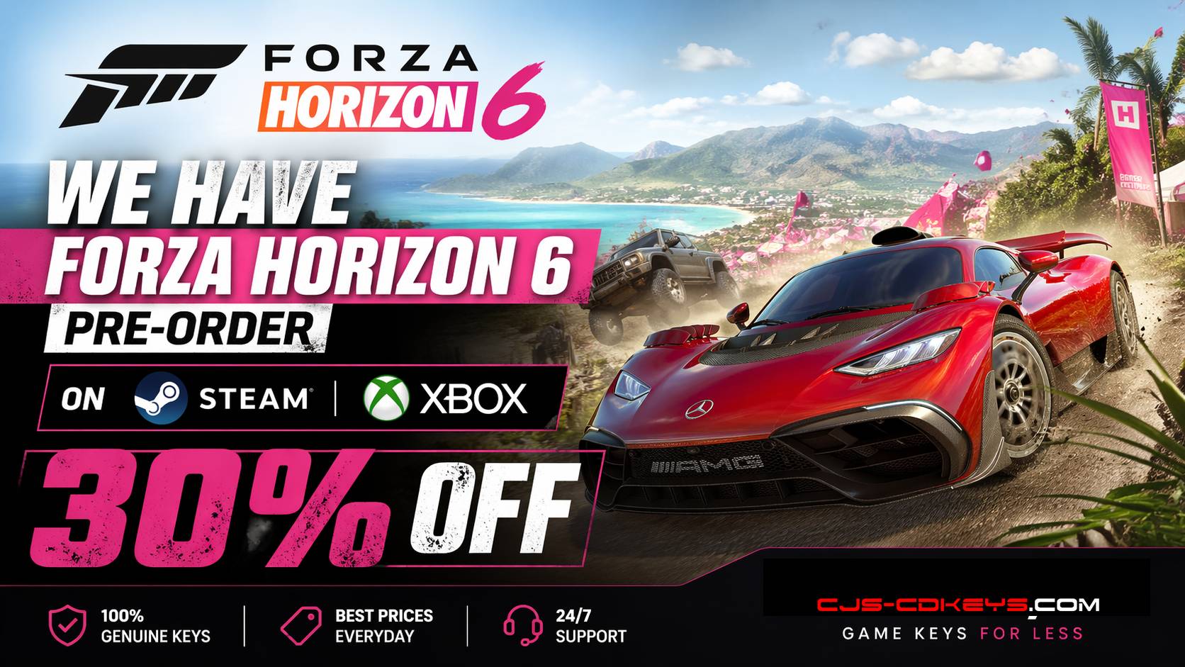 Forza Horizon 6 Cheap keys on PC And Xbox
