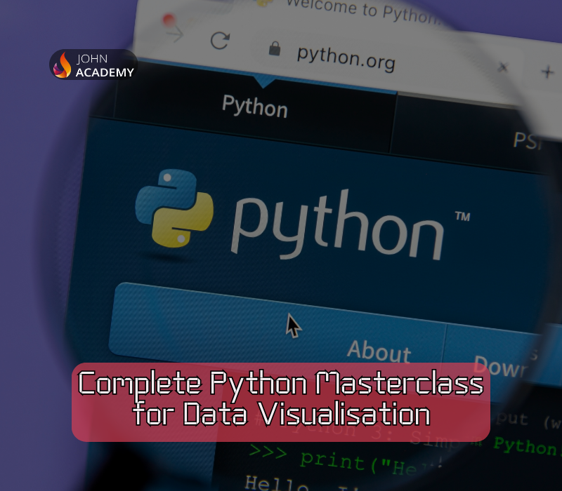 Buy Python Masterclass for Data Visualization Skills John Academy Code ...