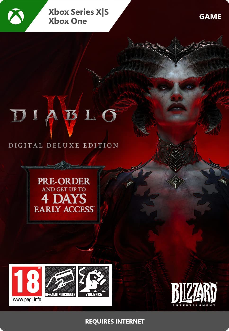 Diablo 4 deluxe Edition xbox code