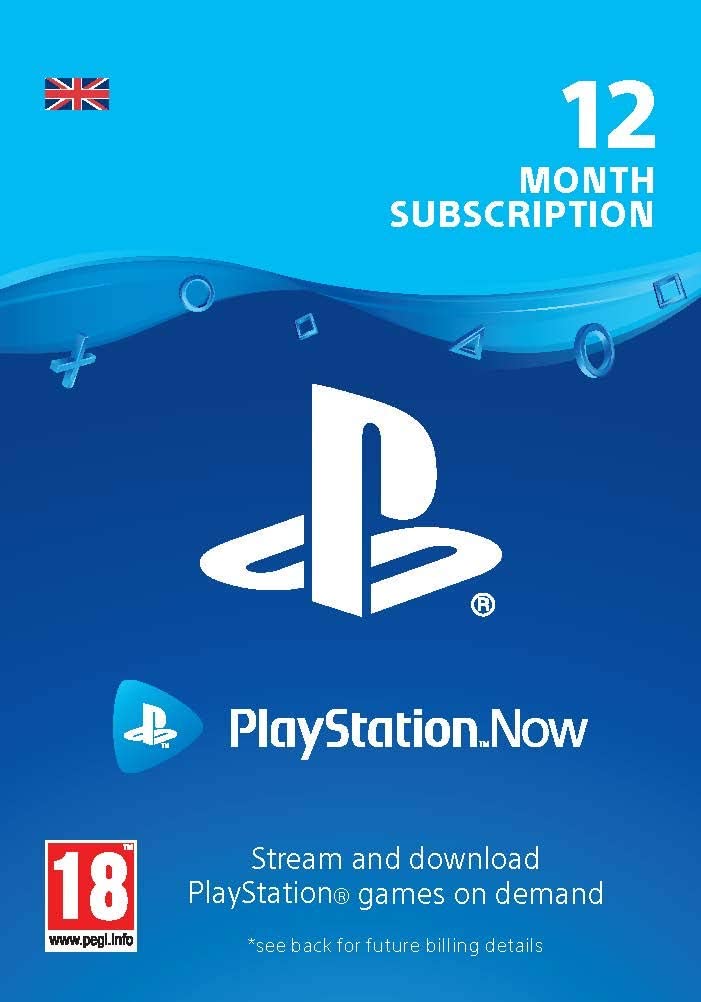Playstation Now 12 Month Code (UK)