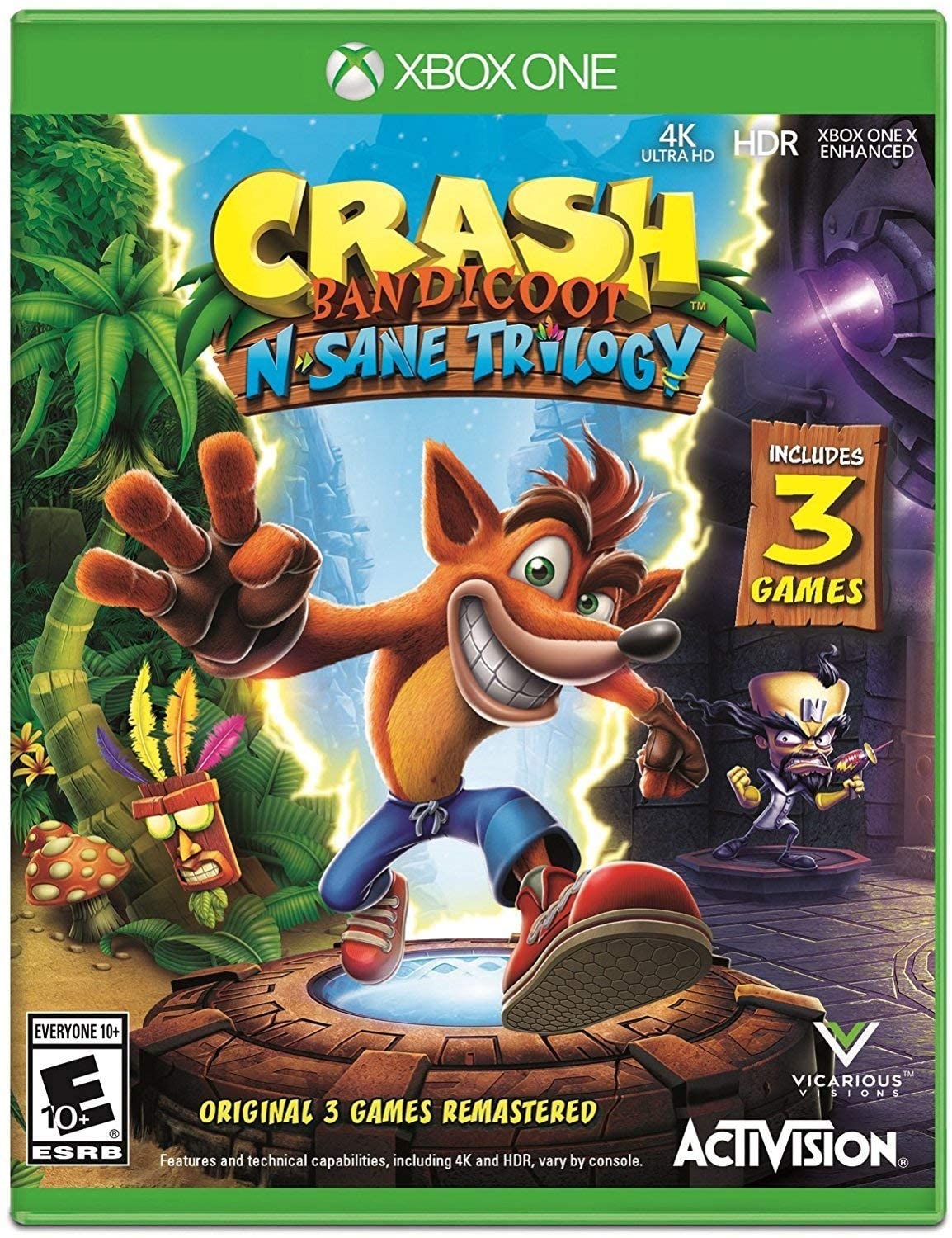 Crash Bandicoot N. Sane Trilogy VPN Activated CD Key for Xbox One