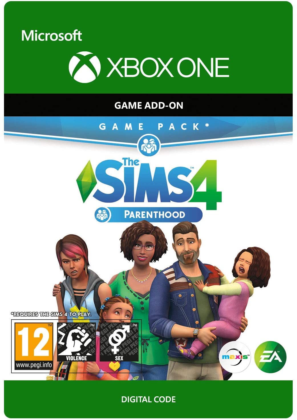 The Sims 4 Parenthood Digital Download Key (Xbox One): USA