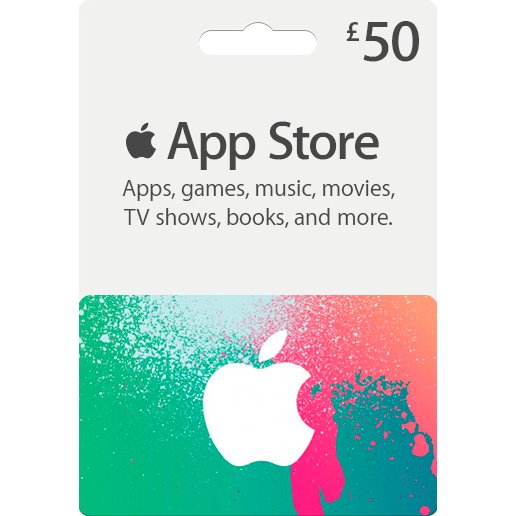 iTunes £50 Gift Card Code (UK)