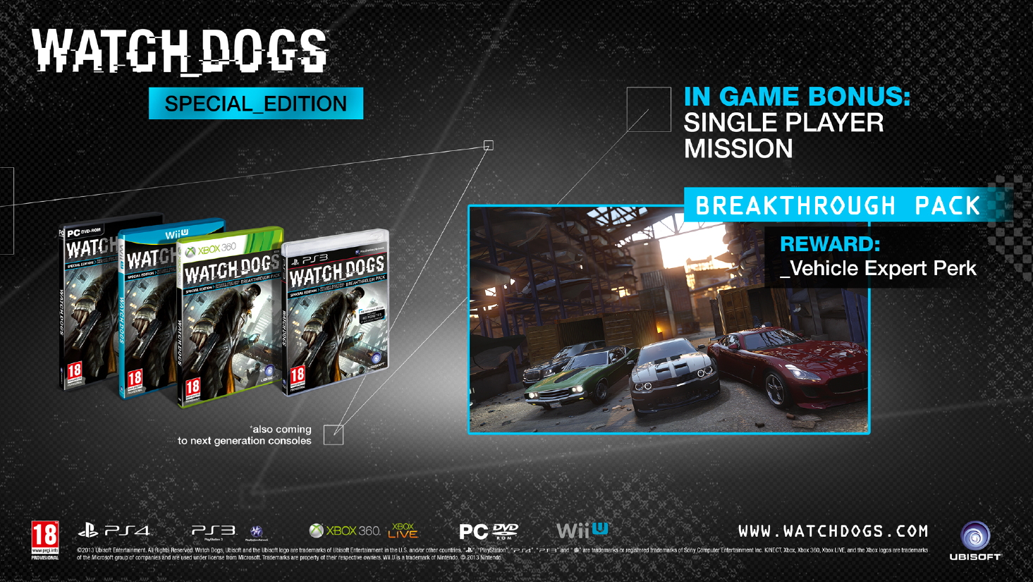 Watch Dogs: Breakthrough Pack DLC - CD Key for Uplay