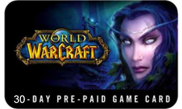 World of Warcraft 30 Day PrePaid Time Card - EU Servers - 