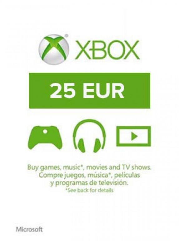 Xbox LIVE Gift Card - 25 EUR code (EU)