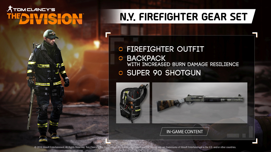 Tom Clancy's The Division N.Y. Firefighter Gear DLC CD Key (PC)