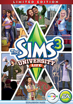 The Sims 3 University Life CD Key for Origin: Limited Edition