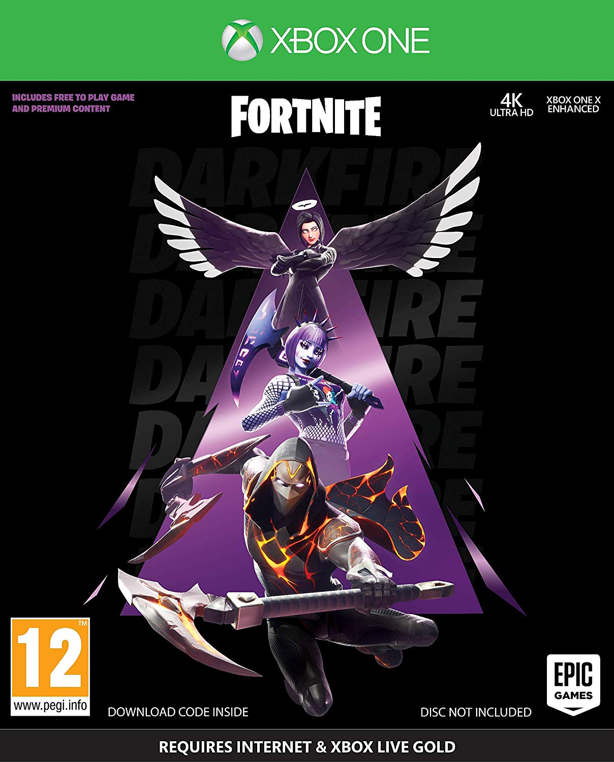Fortnite Darkfire Bundle Digital Download Key (Xbox One)