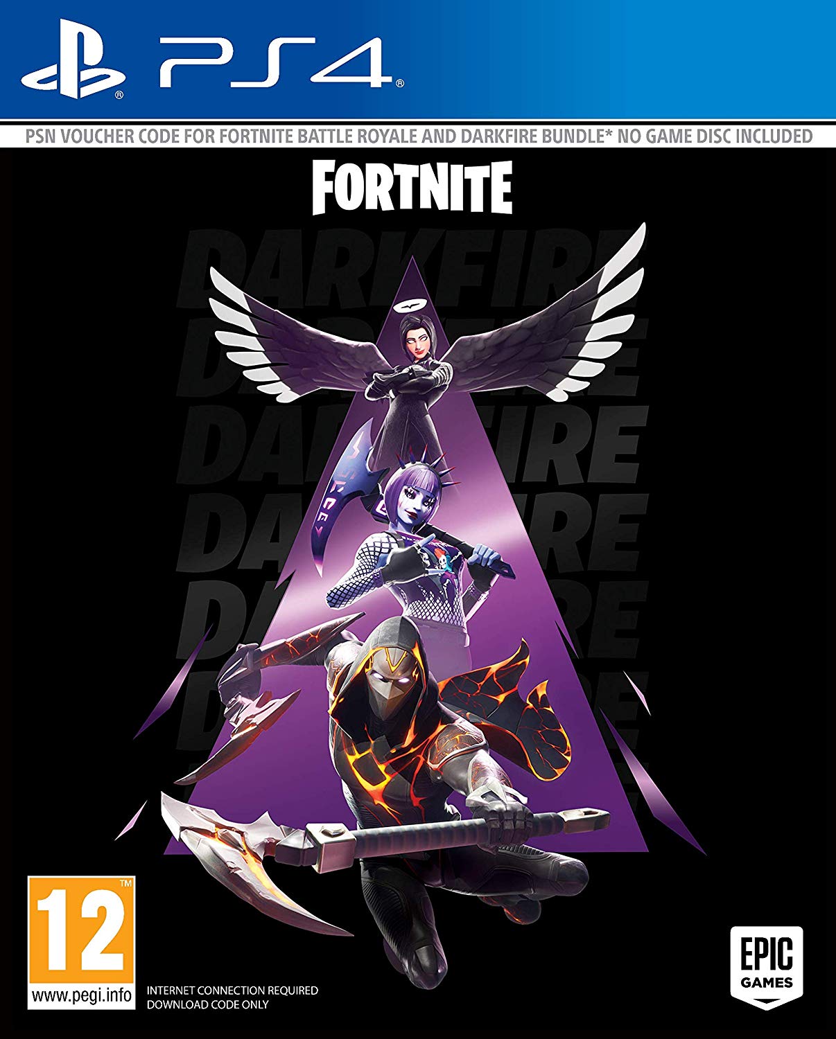 Fortnite Darkfire Bundle Digital Download Key (Playstation 4)
