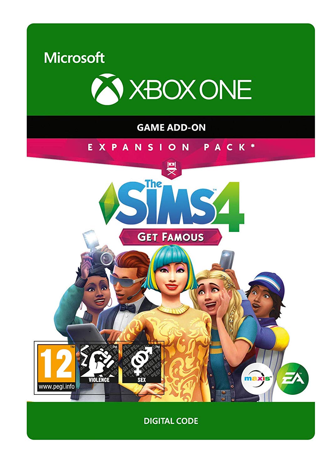The Sims 4: Get Famous Digital Download Key (Xbox One)