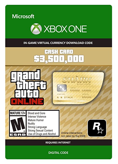 Omsorg newness Forhandle GTA V Whale Shark Cash Card CD Key for Xbox One (Digital Download)