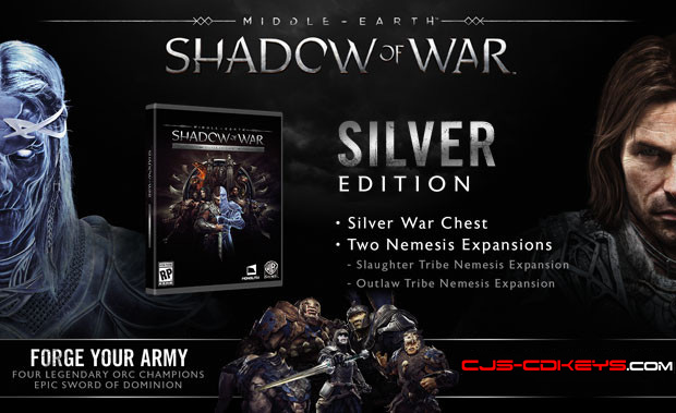Shadow of War Editions: STANDARD vs SILVER vs GOLD vs DEFINITIVE
