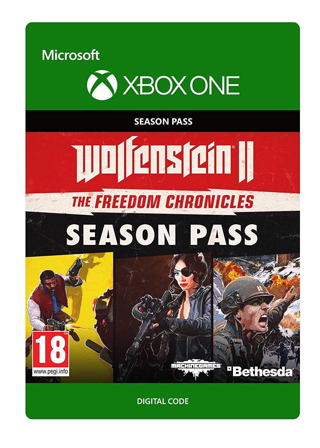 Wolfenstein II: The Freedom Chronicles - Season Pass EU Steam CD Key