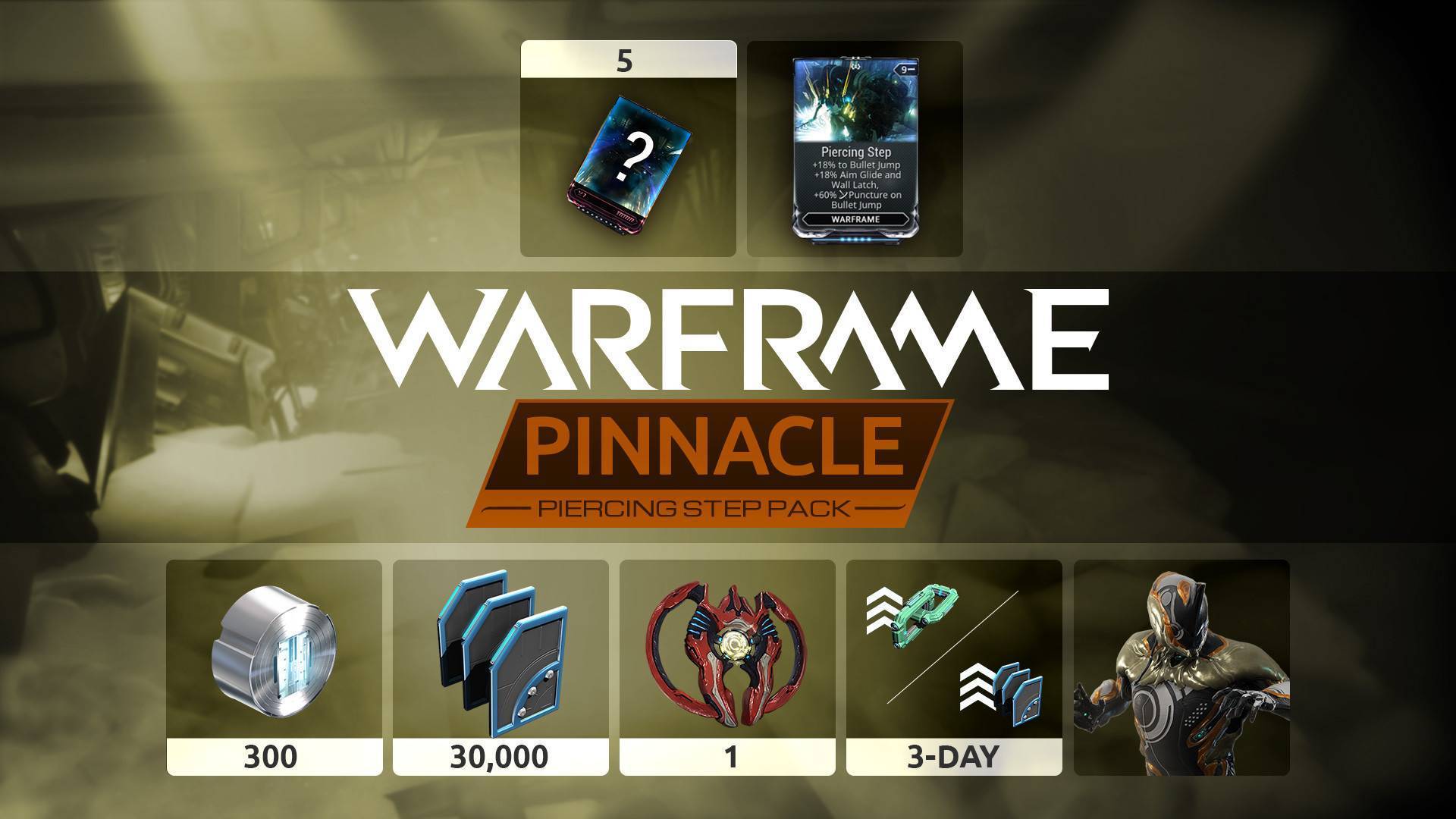 Warframe: Piercing Step Pinnacle Pack CD Key For Steam