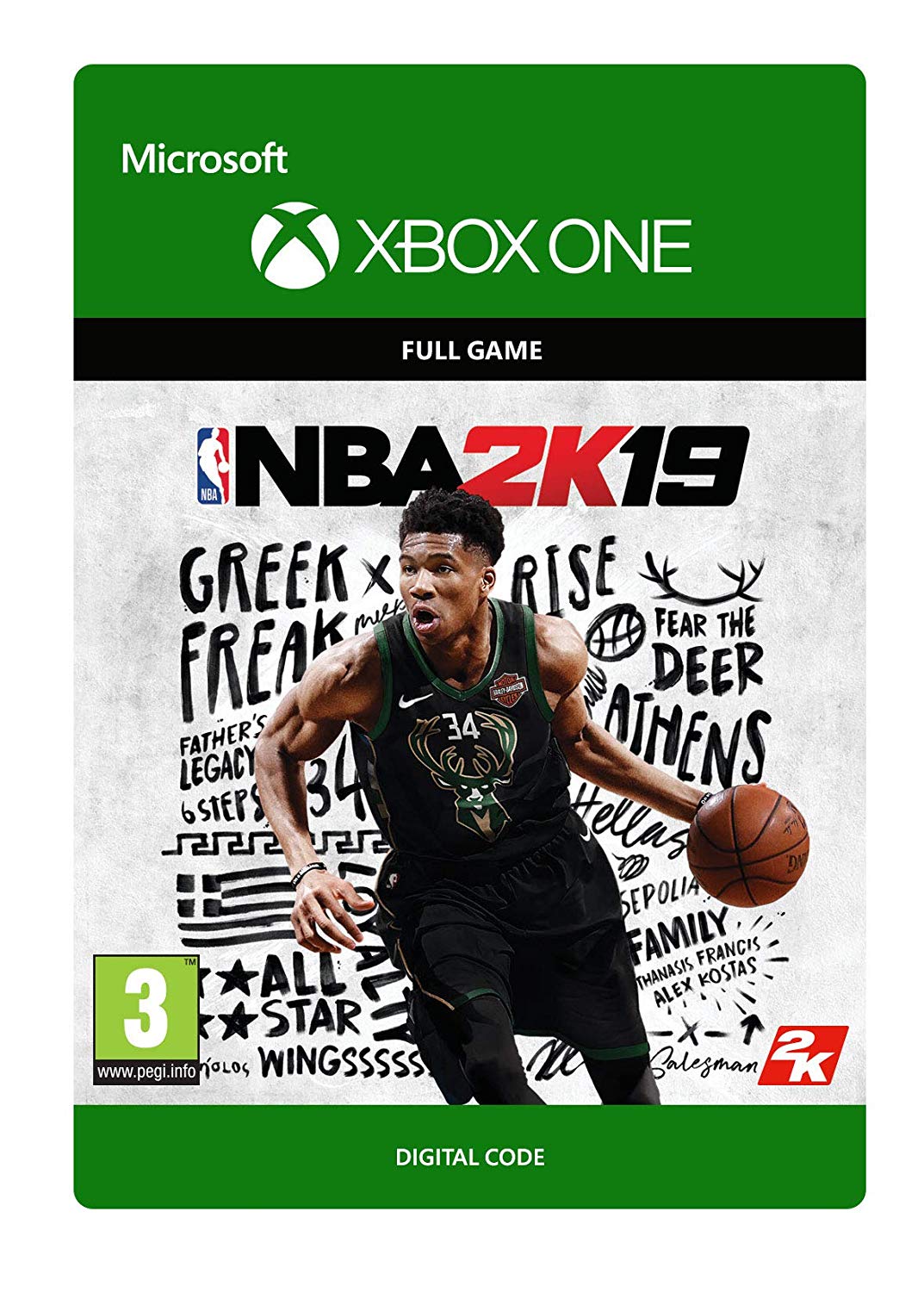 Buy NBA 2K19 Digital Download Key (Xbox One): USA with crypto