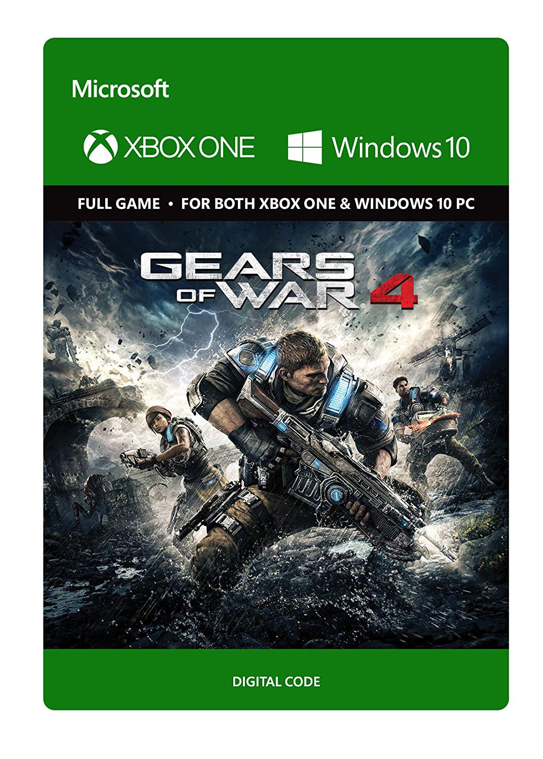 Buy Gears of War 4 Cd Key Xbox one + Windows 10 Digital Code CD Key