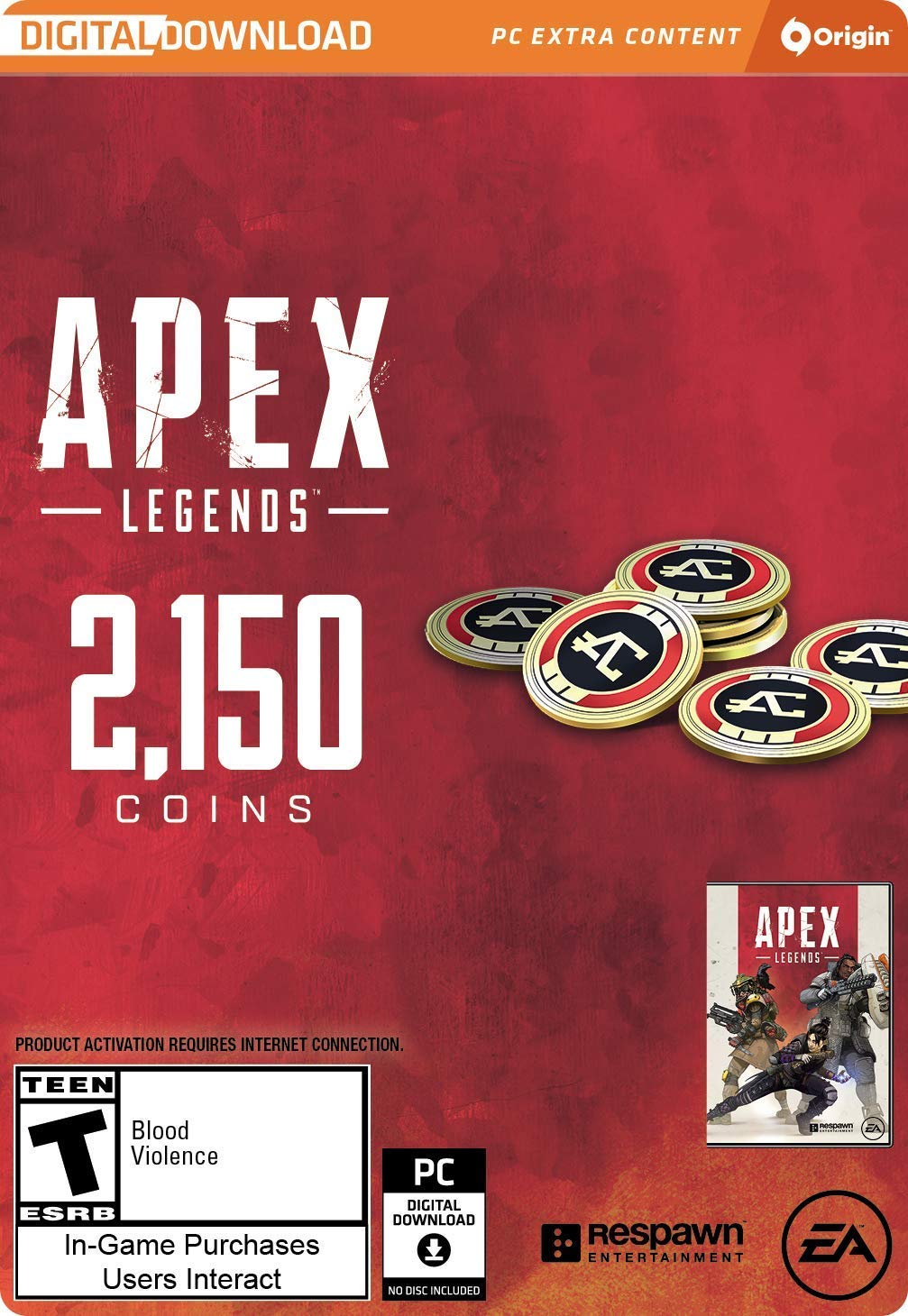 Apex Legends - 2150 Apex Coins (EA App)