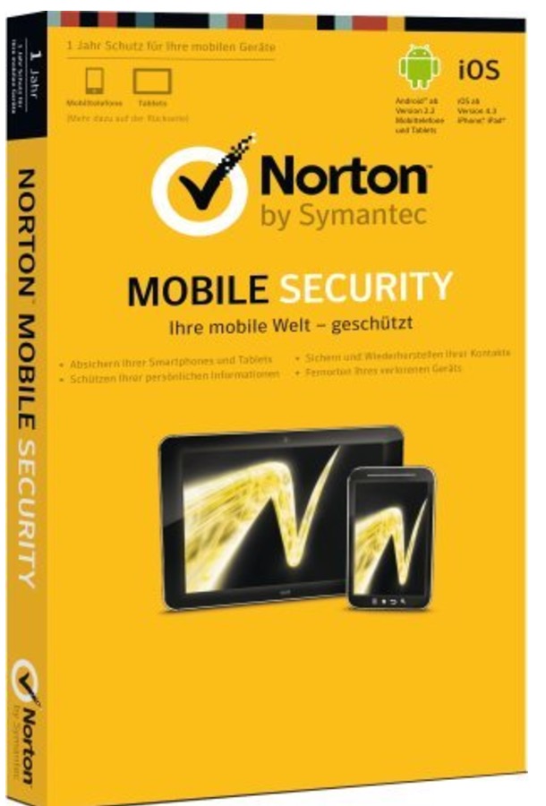 Norton Mobile Security 3.0 Key - 1 User  1 Year (Digital Download)