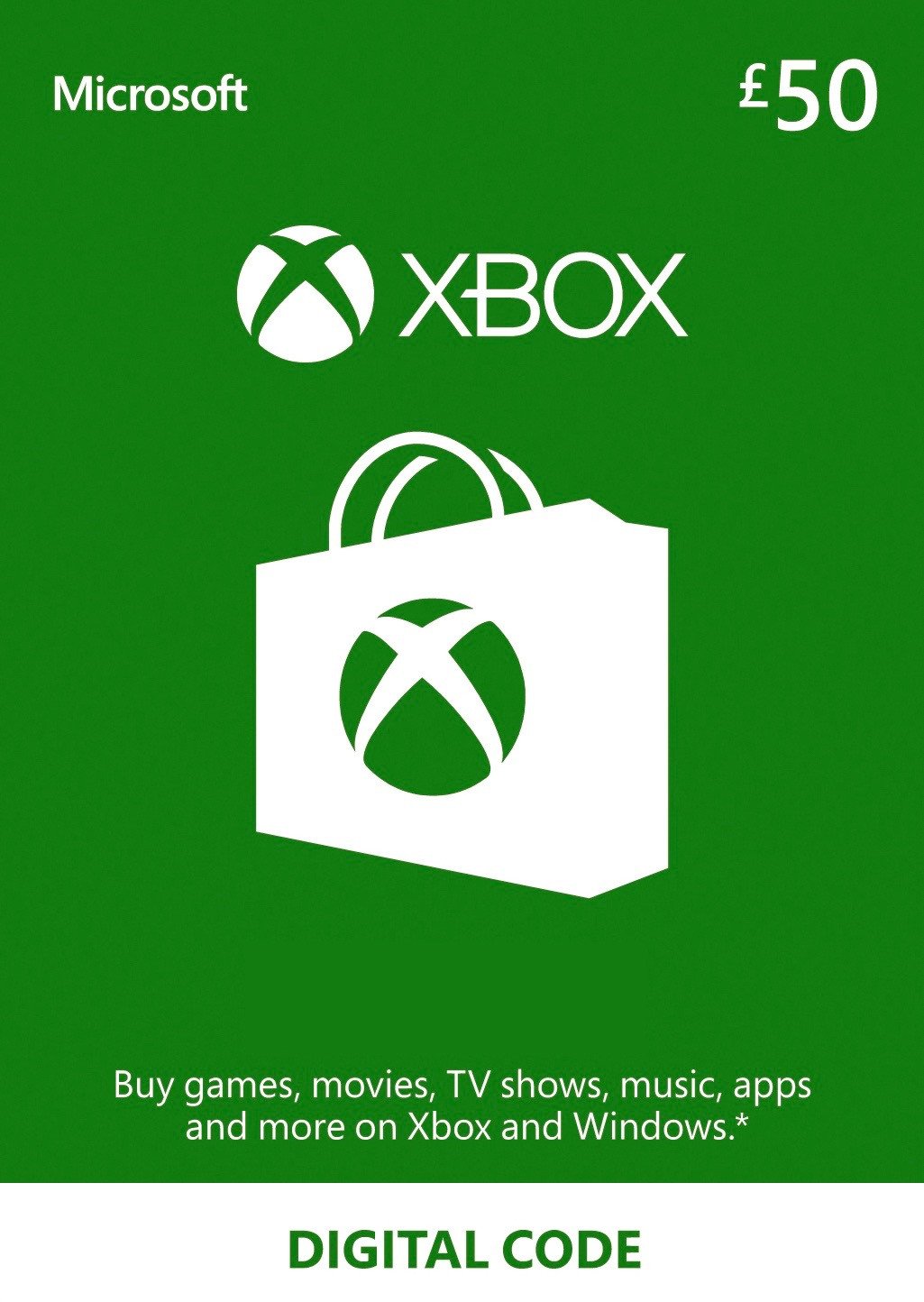 Xbox LIVE 50 GBP Gift Card (UK)