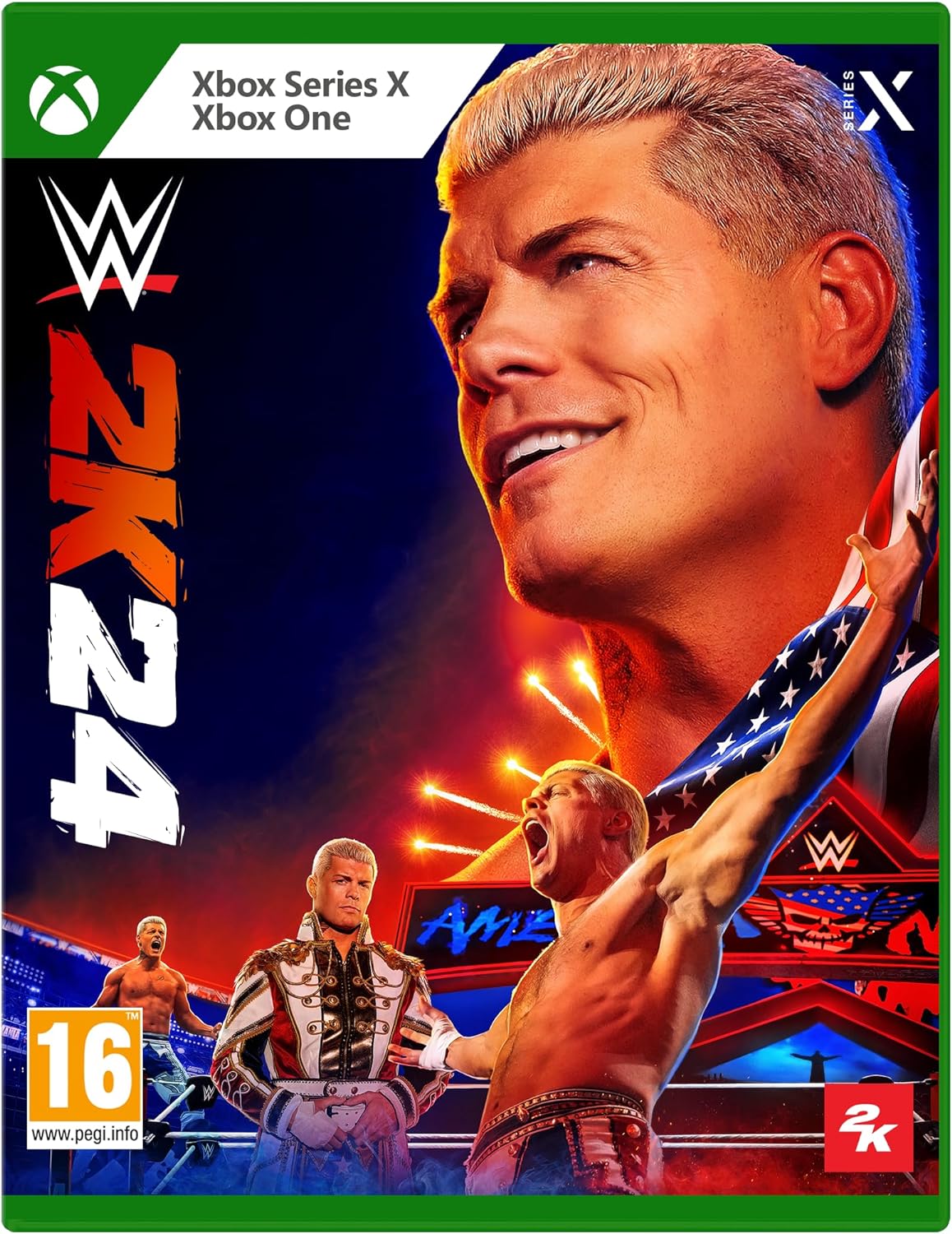 WWE 2k24 Cross-Gen Edition Digital Download Key (Xbox One/Series X): USA