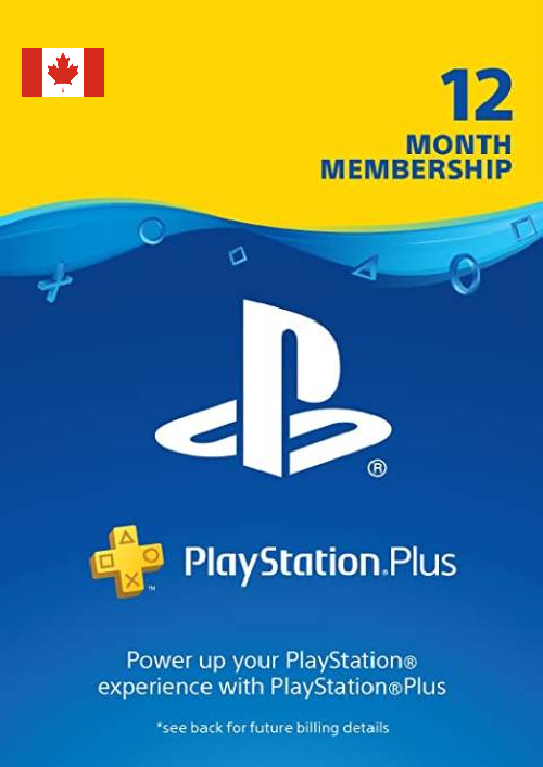 Playstation Plus 12 Month Code (Canada)