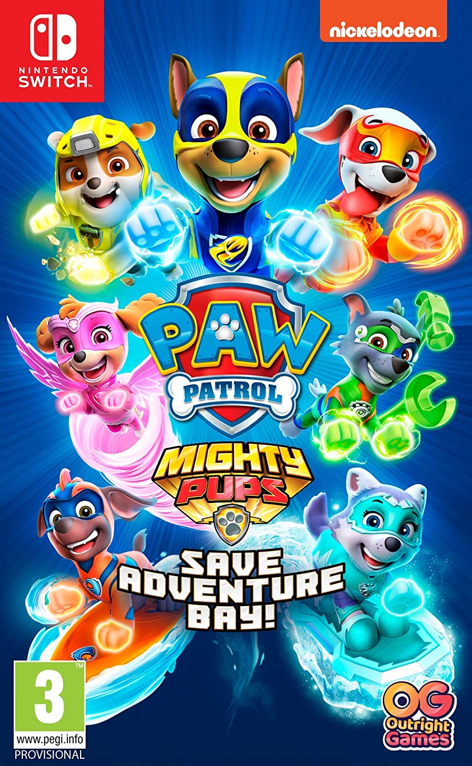 PAW Patrol Mighty Pups Save Adventure Bay CD Key for Nintendo