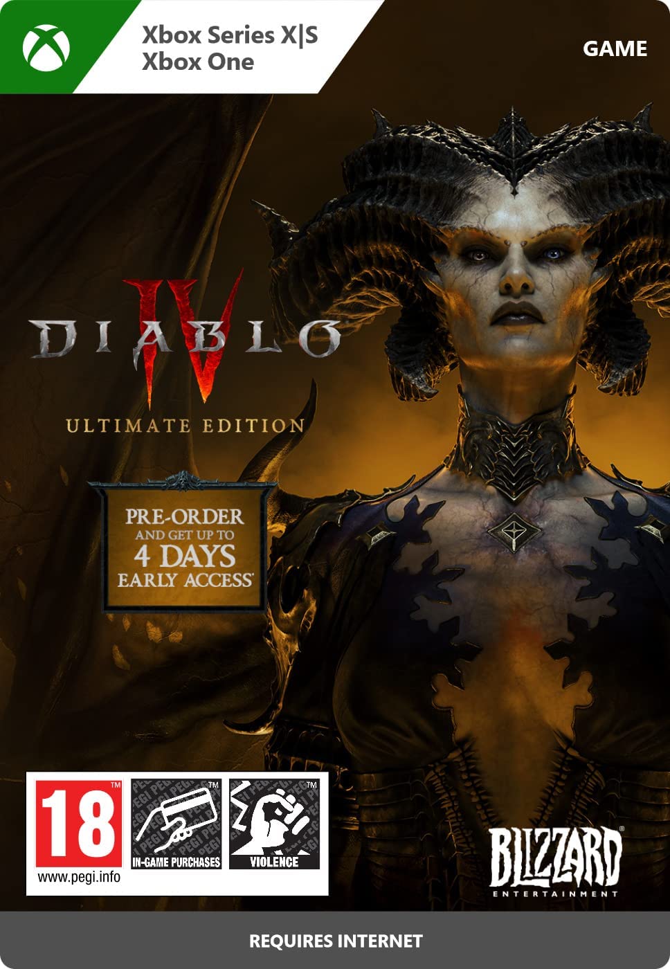 Diablo 4 ultimate Edition xbox code