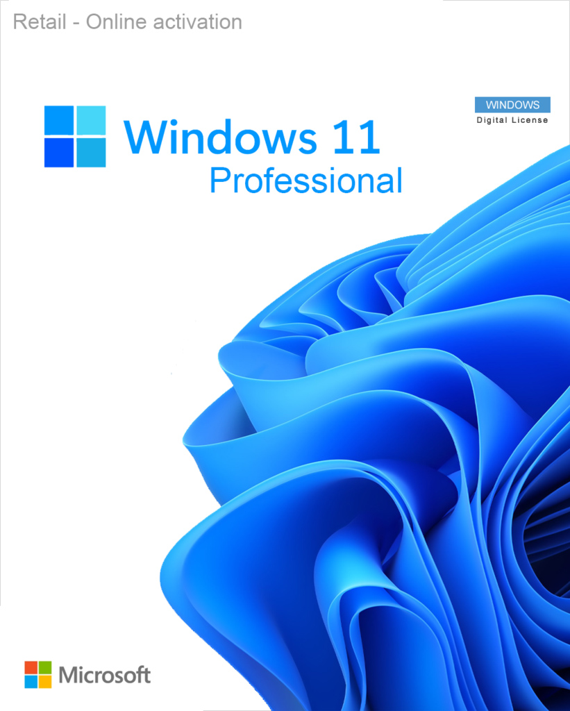 Microsoft Windows 11 Professional Clé Produit - Livraison