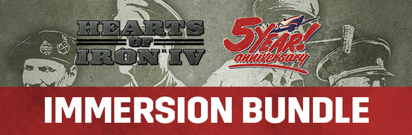Hearts of Iron IV: Immersion Bundle Steam Key