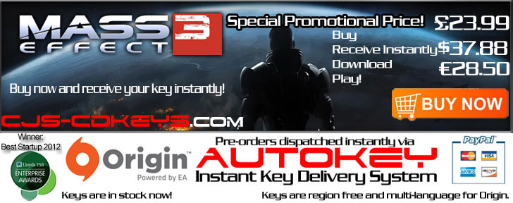 CD Key for Mass Effect 3 cheap